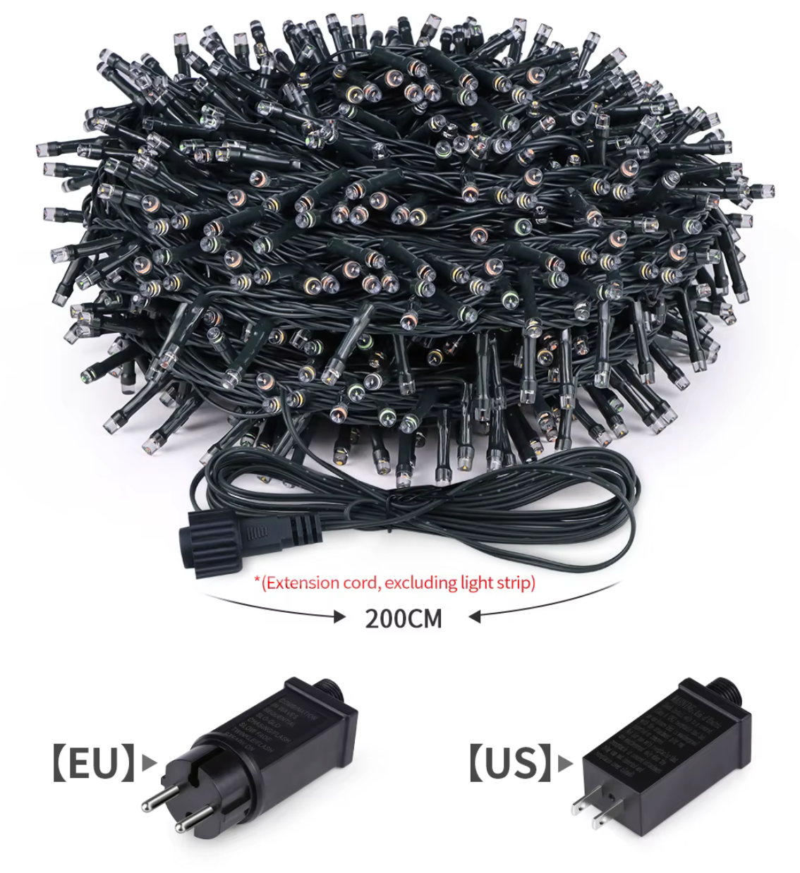 Guirlande LED câble 200cm