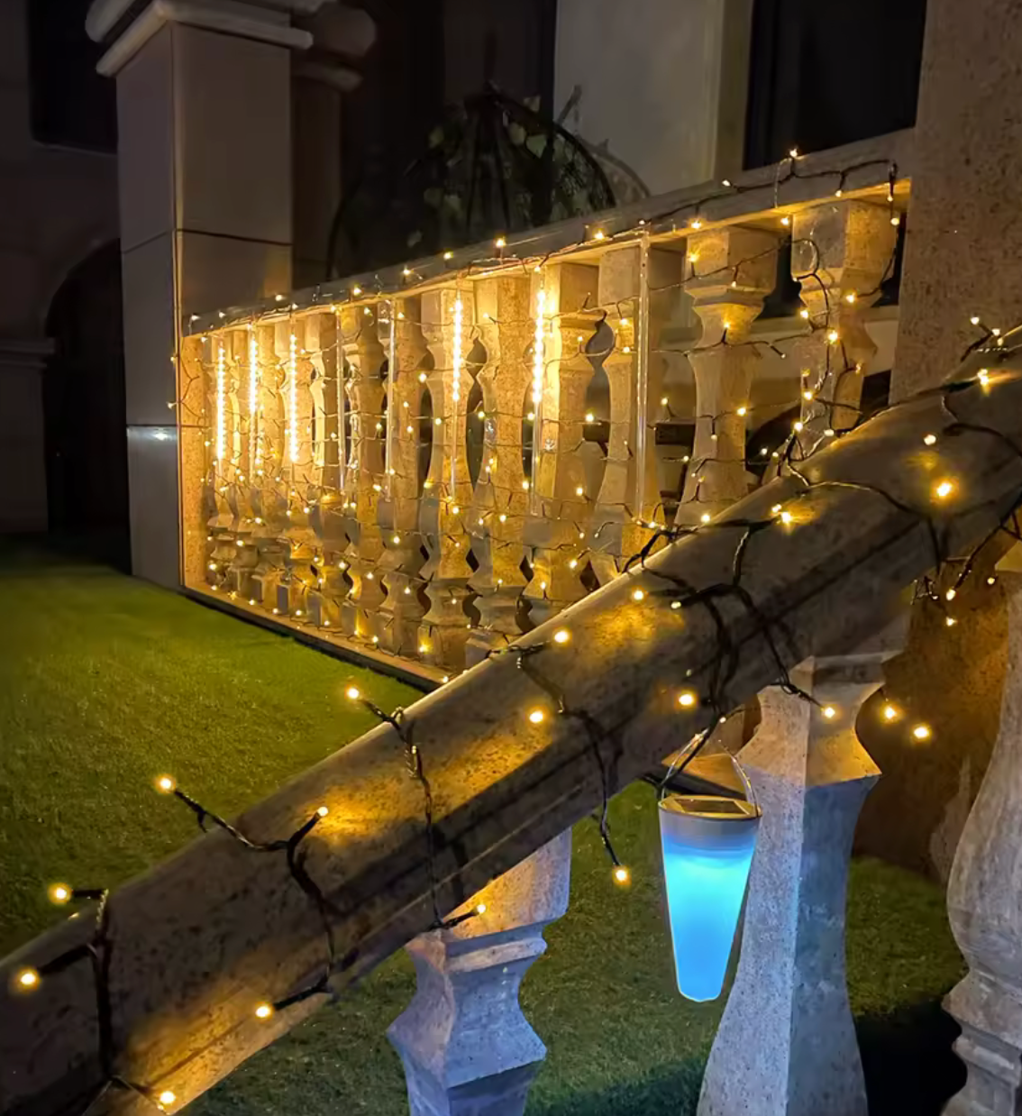 Guirlande LED extérieur terrasse