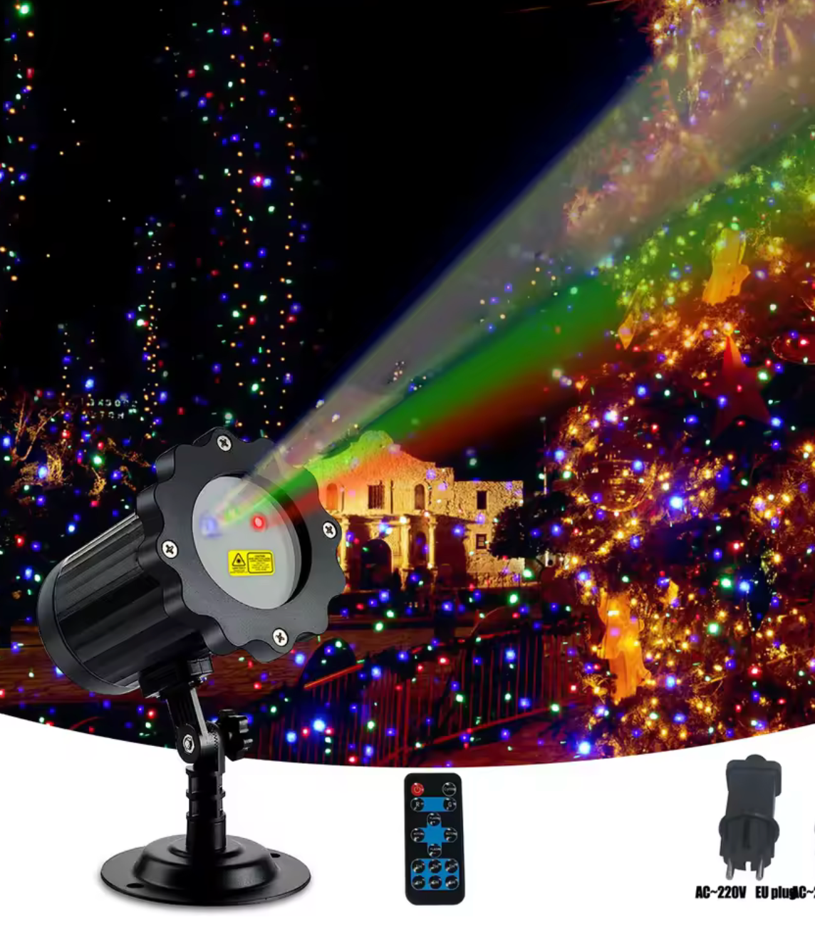 Projecteur Noël extérieur maison