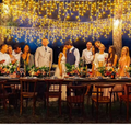 Guirlande LED mariage soirée extérieur